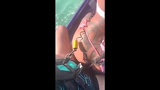 Young Wife Cheats on Husband with Jet Ski Instructor - Public Beach Sex