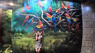 Art museum visit with big ass Thai GF got her horny for sex
