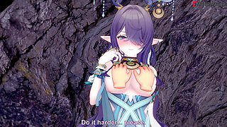 Lauma hot blowjob - Genshin Impact