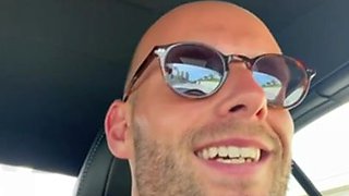 Sensual blonde beauty enjoys blowjob cumshot big tits passion