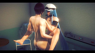 Akame Ga Kil Hentai - Esdeat Sex in a Bed - Japanese Asian Manga Anime Film Game Porn