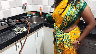 Gorgeous Big Tits Desi Bhabhi in Saree Fucked B Devary