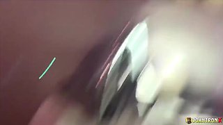 Johntronx - Asian 18-Year-Old Gets Creampied in a Dark Public Toilet Blowjob Quickie