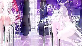 [mmd] Rollin' Four-person Erotic Costumes; Sailor Uniforms; Stockings