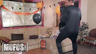 Mofos - Selena Stone’s trick or handle turns insane as she gets stripped and screwed by a huge cock