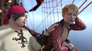 Canadian milf and American slut seduce an Aussie mature with their charms