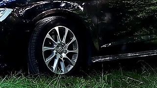 Hubby Shared and Filmed Wife with Stranger Outdoor