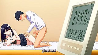 He gives a cunnilingus to a beautiful girl in his class, thrusts into her raw, and cums inside her.