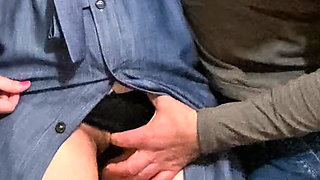 Omg!!! the Stranger's Hand Under My Dress in Subway