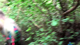 Independent Amateur teen blonde masturbating outdoor