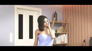 Faphouse spooky 3D animation featuring sexy uniforms and a fun summer vibe