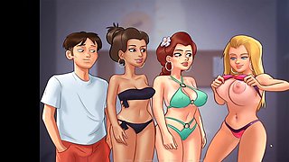Creampie, summertime saga, onanism