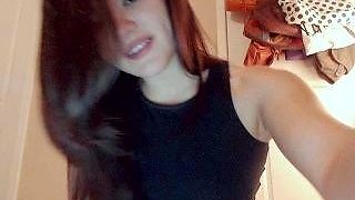 Curly Blonde Teen Records Solo Dildo Masturbation More at