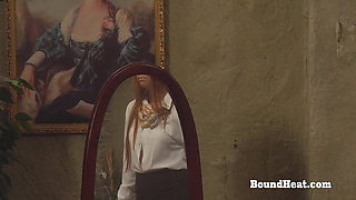 Busty Lesbian Slave Moaning And Orgasming With Naughty Madame